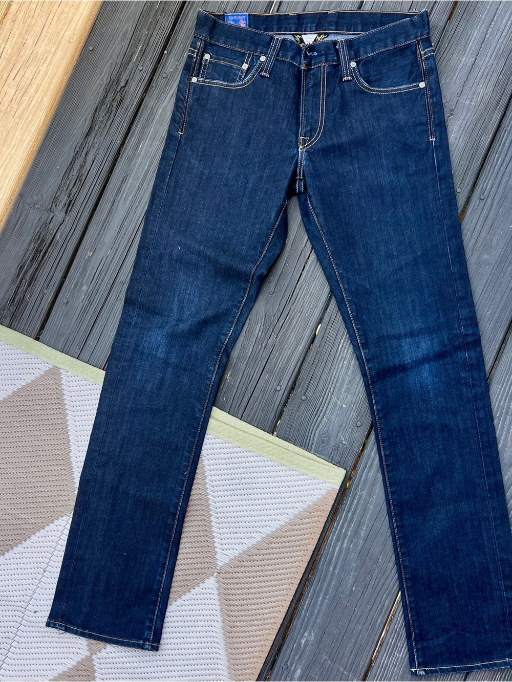 Lucky Brand Sweet ‘N Low Denim Jeans Women’s Size 30 Made in USA Dark Wash Boot